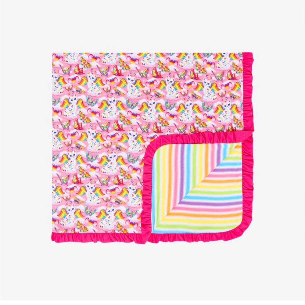 Lisa Frank Angel Kitty & Lisa Frank Stripe Ruffled Luxette Patoo